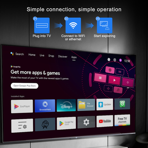 CE 紧凑型 Android 14 电视盒 4K 便携式智能电视流媒体播放器 WiFi <span class=keywords><strong>6</strong></span> 适用于 5.4 Amlogic S905X5M 四核 USB - Product Image 4
