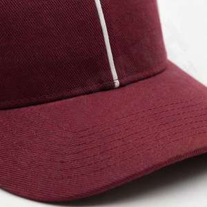 Casquette de baseball unisexe OEM tendance avec boucle en cuivre argenté, protection de la tête, imperméable, en polyester/coton, prix abordable, design 6 panneaux - Product Image 4