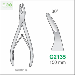 Pinzas de Fijación Curvas de Acero Inoxidable Mini Friedmann Rongeur de 150 mm, Instrumento Quirúrgico Manual para Corte de Hueso, Tipo Stille Ruskin - Product Image 6