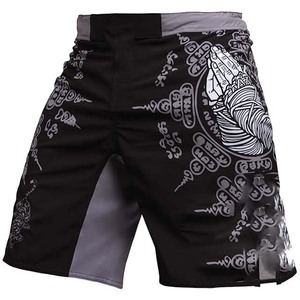 Shorts de combat pour hommes en Spandex/Polyester extensible dans les quatre sens pour Jiu-Jitsu, MMA, Cross Training, Grappling et Muay Thai - Product Image 5