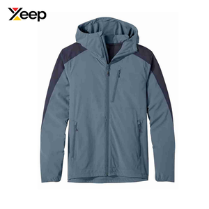 เสื้อแจ็คเก็ตซอฟต์เชลล์ XEEP รุ่น XC-SSJ-12 แบบมีฮู้ดสำหรับฤดูหนาว ระบายอากาศได้ดี แห้งเร็ว น้ำหนักเบา บุขนแกะอุ่นสบายสำหรับผู้ชาย - Product Image 1