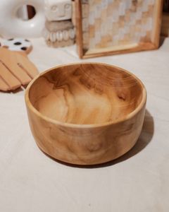 Indian Manufactured <b>Large</b> Handmade Wooden <b>Bowl</b> for Salad <b>Pasta</b> Fruit Bread Serving Rustic Home Kitchen Decor Available for Sale - Product Image 2