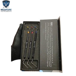 High Quality Endodontic Plugger Set Reusable Stainless Steel Dental Instruments for Root Canal Filling Procedures - Product Image 6
