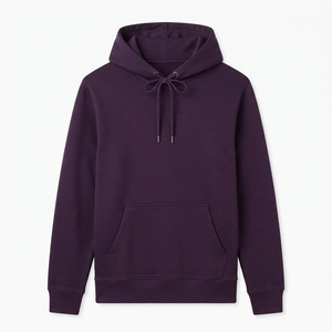 เสื้อฮู้ดดี้ผ้าฟลีซน้ำหนักเบา ทรงหลวม มีเชือกผูก 100% ผ้าฝ้าย หนานุ่ม สำหรับผู้ชาย - Product Image 6