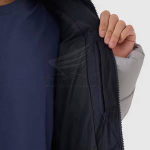 Chaqueta de Invierno Acolchada de Algodón 100% de Primera Calidad para Hombre, Estilo Urbano, Logotipo Frontal Personalizable - Product Image 6