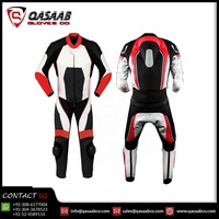 Traje de montar en bicicleta para deportes al aire libre a prueba de viento a la venta traje de carreras de cuero Pu para motocicleta protecciones completas traje de 1 pieza o 2 piezas
