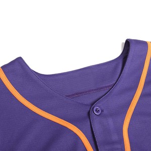 Uniforme de Béisbol Académico, Jersey de Moda, Poliéster, Diseño con Contraste Intenso, Kit de Equipo Personalizado, Doble Costura, Bordado con Nombre del Jugador - Product Image 3