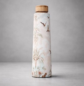 Modern <b>Printed</b> Copper Water Bottle Premium Food Grade Reusable Metal Bottle for Home Kitchen <b>Office</b> Corporate Gifts - Product Image 1