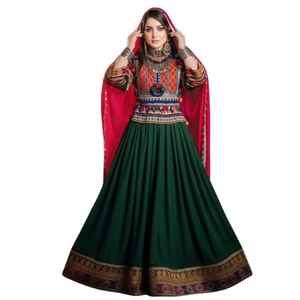 Robes Kuchi pour femmes de qualité supérieure, faible MOQ, impression de logo personnalisée, robe afghane de haute qualité pour femmes, fermetures éclair, dentelle, en vente - Product Image 1