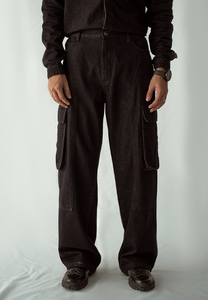 Jeans en denim délavé personnalisé de haute qualité pour hommes, coupe droite décontractée, style classique ample, streetwear hip-hop imprimé vintage - Product Image 2