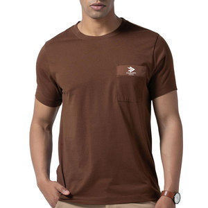 เสื้อยืดสตรีทแวร์ผู้ชาย MOQ ต่ำ ผ้าฝ้าย 100% ระบายอากาศได้ดี น้ำหนักเบา เป็นมิตรกับสิ่งแวดล้อม แห้งเร็ว รับสกรีนโลโก้ - Product Image 1