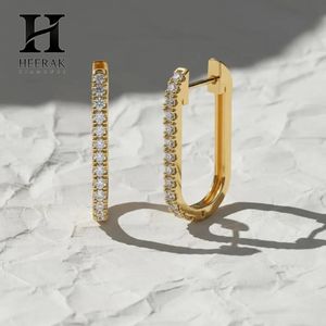 Pendientes de Diamantes en Forma de U Personalizados, Proveedor de Joyería Premium para Diamantes Naturales y Cultivados en Laboratorio - Product Image 2