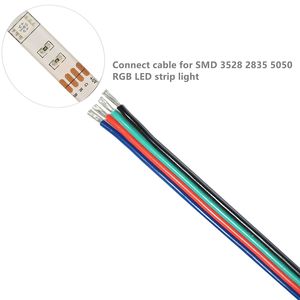 Cavo di Prolunga RGB da 40 Piedi con Luci a 4 Colori, Cavo Elettrico a 4 Pin 20 AWG per Striscia LED Singola, Bobina da 40 Piedi, Linea 4 - Product Image 2