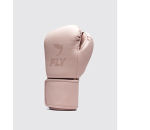 Customized Fly Superloop Pro X2 Dusty Pink MMA Boxing <b>Gloves</b> Real Cowhide Leather Sanda Full Finger Adjustable Wrist Strap - Product Image 4