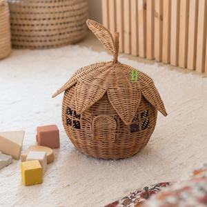 Panier de rangement en rotin écologique Éléphant Conceptions OEM Personnaliser le panier de rangement en rotin Boho de HNH Craft Meilleur prix - Product Image 4