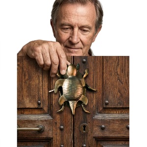 Battant de porte en laiton antique motif tortue, design industriel en fonte, pour commode, armoire, tiroir, meuble de rangement, cuisine, chambre, salon, hôtel - Product Image 5