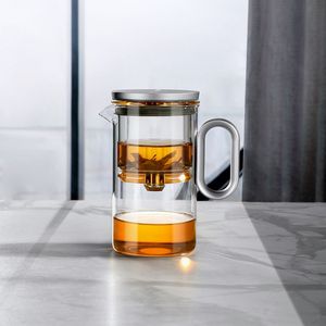 Teiera in Vetro Resistente al Calore da 500mL, Nero Canna di Fucile, con Interruttore Magnetico per Caffè e Acqua, Ideale per Regali e Feste - Product Image 6