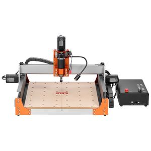 Máquina CNC de 3 Ejes con Husillo de 500W, Rieles Lineales Dobles y Tornillo de Bolas, 15.75 x 15.75 x, para Grabado y Fresado de Madera - Product Image 1