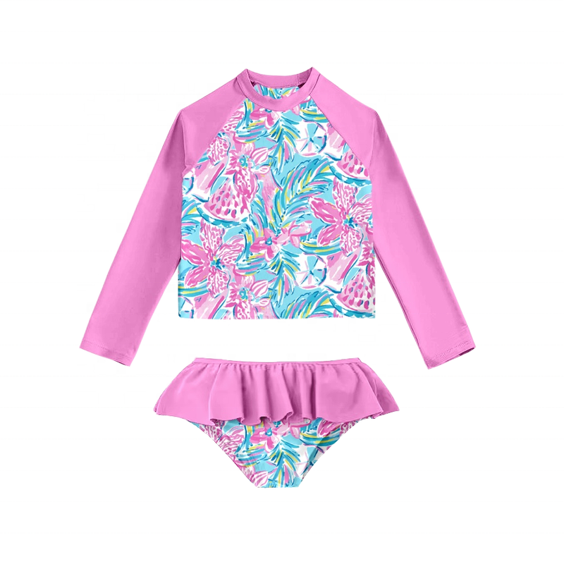 Girls Children Swimwear Eco Friendly Toddler