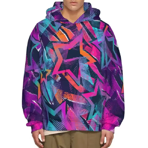 Sudadera con Capucha de Alta Calidad para Hombre, 100% Algodón, Felpa, Impresión Digital, Ropa Deportiva Urbana, Ropa de Gimnasio para Invierno - Product Image 3