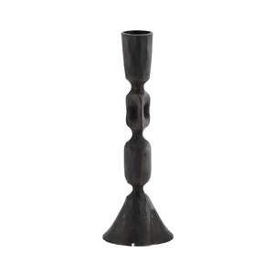 Nouveauté : Porte-bougie moderne pour la décoration intérieure, porte-bougie de haute qualité, finition noire, en aluminium coulé, fait main et personnalisable - Product Image 1