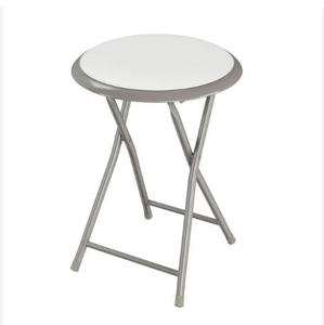 Indian Factory Customized <b>Round</b> Ottoman <b>Pouf</b> with Gold Metal Steel Base Fabric Chair Stool Modern Home Furniture - Product Image 5