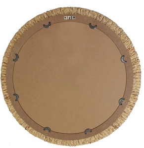 Round Rattan Wall <b>Mirror</b> Natural Handwoven Frame For Living Room Bedroom Decor Stylish Boho And Home Accent Piece From India - Product Image 6