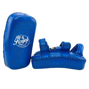 Logotipo personalizado Boxeo Gimnasio Entrenamiento Kick Target Grueso Taekwondo MMA Pie Mano Target Hecho Cuero PVC 8oz 12oz Tamaños Empuñaduras - Product Image 1