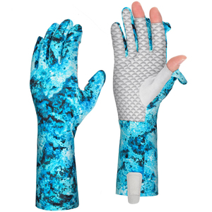 Gants de pêche haut de gamme, doux, confortables, imperméables, protection UV, fournisseur, fabricant, prix bas, OEM personnalisé - Product Image 1
