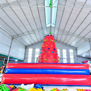 Castillo Inflable de Escalada en Roca de PVC, Torre de Escalada, Equipo de Juegos Comercial para Interiores, para Fiestas Infantiles y Eventos de Alquiler - Product Image 1
