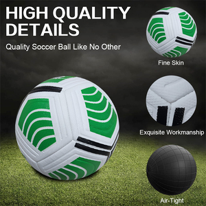 WEMBLEY SPORTS Balones de Fútbol de PVC Personalizados con Logotipo, Rebote Perfecto, Duraderos, Seguros, No Tóxicos, Ecológicos, Ligeros, Talla 5 para Adultos y Niños - Product Image 6