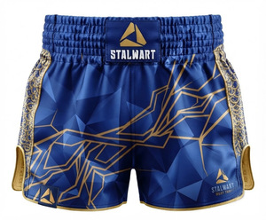 STALWART IMPEX Services OEM Shorts de Muay Thai de qualité supérieure Vêtements d'arts martiaux respirants Vêtements de sport de qualité supérieure Muay Thai - Product Image 3