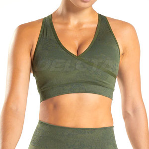 Soutien-gorge de sport pour femme fabriqué au Pakistan, personnalisé, vêtements de yoga, soutien-gorge de fitness pour femme à bas prix - Product Image 1