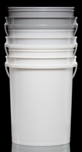 Cubo de Almacenamiento de Plástico Negro de Alta Densidad HDPE, Hermético, de 23L, para Envasado Industrial, Contenedor de Barril Resistente - Product Image 3