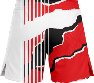 Shorts MMA pour hommes, nouveau style imprimé, couleur personnalisée, fabriqués au Pakistan, en vente. - Product Image 3