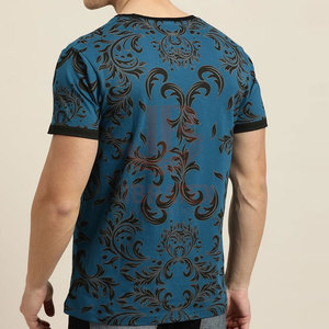 T-shirts pour hommes à sublimation personnalisés, design tendance, coupe ample, imprimés, 100% coton, vente chaude, meilleure qualité, t-shirt à sublimation - Product Image 3