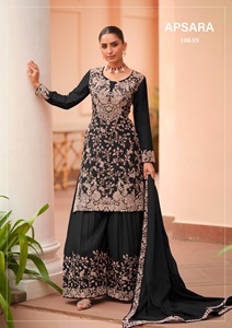 Premium Chinon <b>Suit</b> Palazzo with Dupatta Set for <b>Women</b> Traditional kurta Set For Special Occasion & Wedding Bulk India Export - Product Image 4