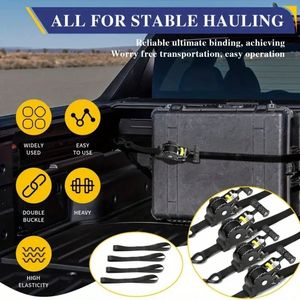 Juego de 2 Tensoras Automáticas de Trinquete de 1''x10'' para Sujeción de Carga, Resistencia a la Rotura de 1500 Libras - Product Image 5