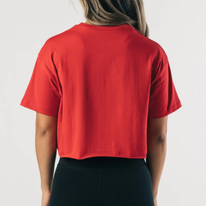 เสื้อยืดคอกลมผ้าฝ้าย 100% ทรงสั้นสำหรับฤดูร้อน แฟชั่นสตรีทสไตล์ทันสมัย เป็นมิตรกับสิ่งแวดล้อม แห้งเร็ว ระบายอากาศได้ดี ไม่ยับง่าย - Product Image 6