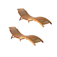 Chaises longues en teck écologiques de fabrication directe, lit de soleil Sunrise pour usage extérieur, chaises pliantes, couleur personnalisée, super qualité