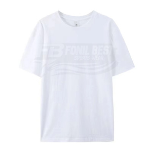 T-shirts professionnels d'été personnalisables, T-shirt vierge coupe classique, 180 grammes, blanc décontracté, 100% polyester, pour hommes - Product Image 5