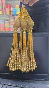 Decoración de Pared Bohemia de Lujo con Borlas de Cristal y Cuentas de Loto Dorado para Sala de Estar, Hogar, Bodas y Fiestas - Product Image 4