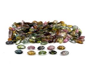 พลอยทัวร์มาลีนธรรมชาติทรงมาร์คีส์ ขนาด 3.50*7 มม. น้ำหนัก 5 กะรัต สำหรับทำเครื่องประดับ - Product Image 5