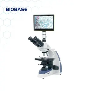 BIOBASE-Microscopio biológico digital con pantalla LCD, kit de contraste de fase opcional, para laboratorio, con pantalla LCD de