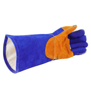 Guantes de Trabajo para Soldador Resistentes al Calor Extremo, Más Vendidos, de Alta Calidad, Transpirables, de Cuero, para Soldadura - Product Image 4
