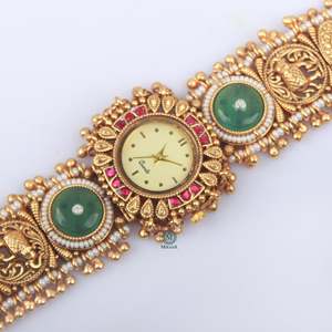 Gaja Antique Designer Brass Watch Bracelet - Product Image 5