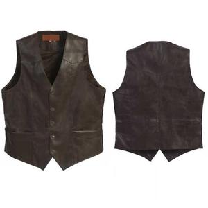 Chaleco de Motociclismo de Cuero de Alto Rendimiento 2026, Personalizado, Resistente al Viento, Talla Grande, Protector y de Seguridad para Hombres - Product Image 1