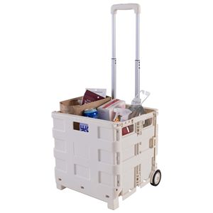 รถเข็นอเนกประสงค์สีขาวแบบพับได้ 1 แพ็ค - Product Image 3