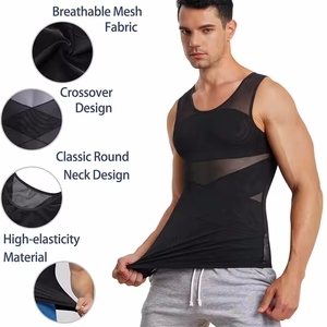 Débardeur côtelé en coton épais pour homme |   Débardeur Homme Extensible et Ajusté pour la Gym et comme Couche de Base - Product Image 4