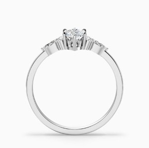 Marquise Cut Moissanite <b>Ring</b> 925 Sterling Silver Yellow Gold Plated Elegant Solitaire Engagement <b>Ring</b> <b>Dainty</b> Wedding Jewelry - Product Image 3